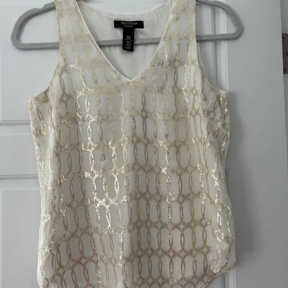 White House Black Market Sleeveless Blouse